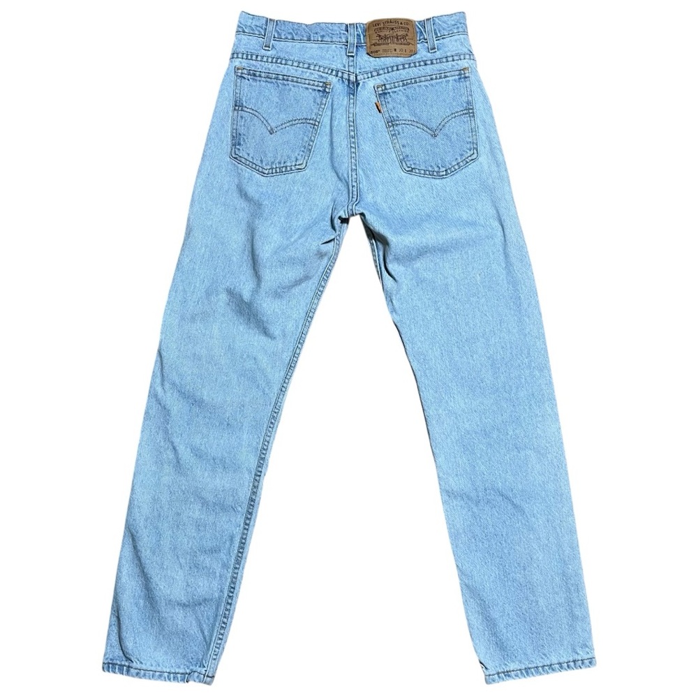 Levi's Vintage 90’s Y2K 505 Orange Tab Regular Fit Straight Leg Jeans Light Wash